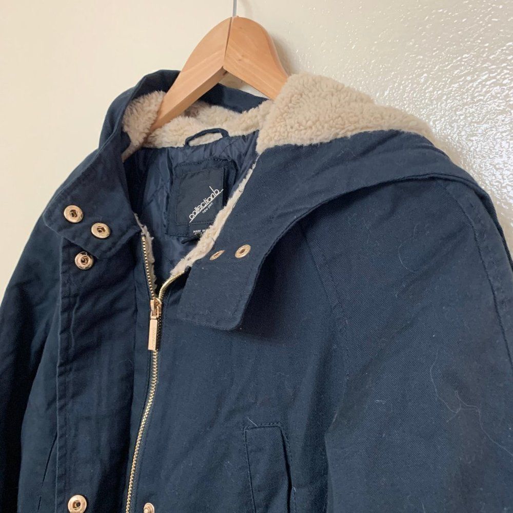 Anorak Utility Hooded Jacket Graphite Sherpa - Picture 5 of 12